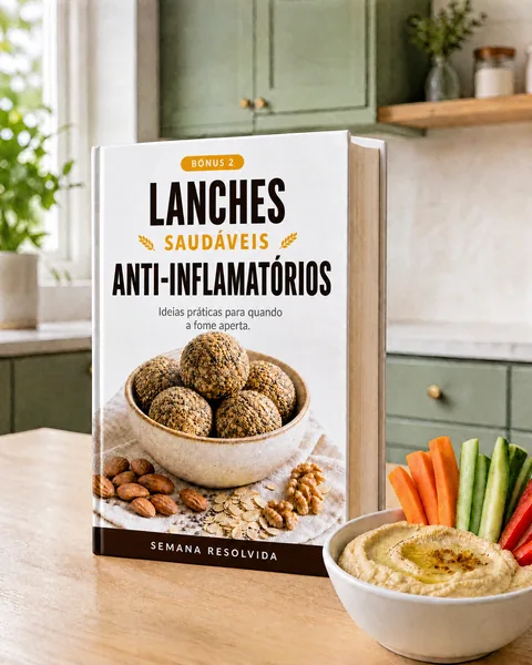 Lanches saudáveis anti-inflamatórios